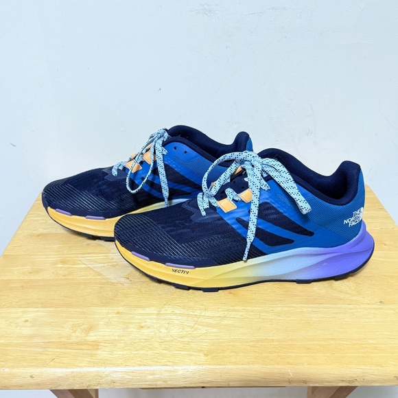 NWB The North Face Vectiv Eminus Banff Blue Sneaker Tennis Shoes Womens Size 8M - Picture 3 of 12